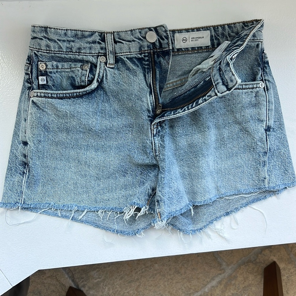 AG denim shorts 24